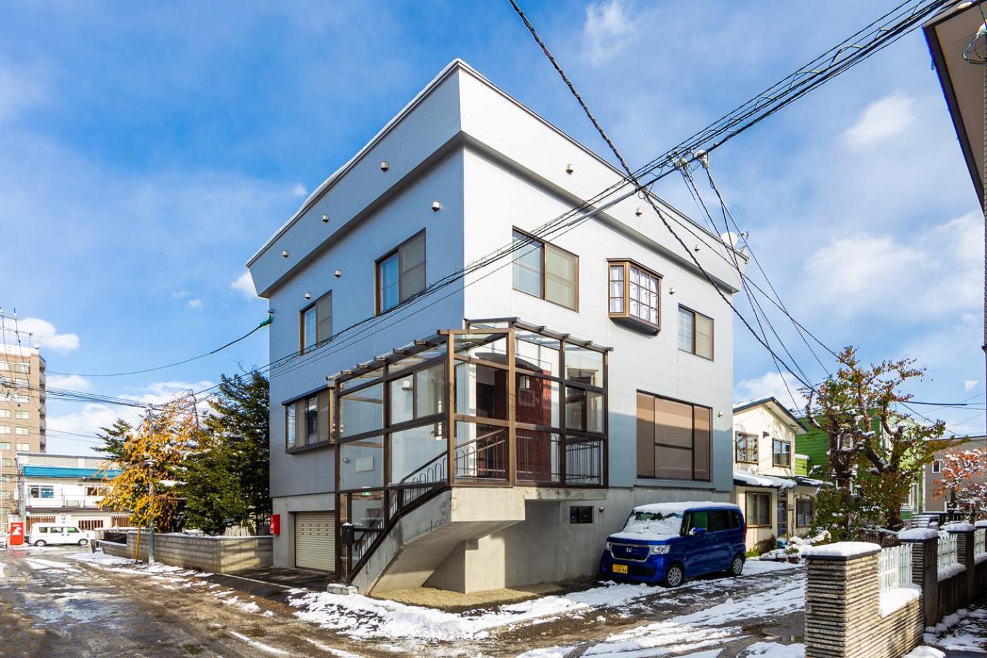 貸切3階建て Pon Yama Sapporo Villa Kültér fotó